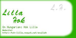lilla hok business card